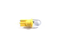 Автомобильные диодные лампы габаритные с цоколем T10 W2.1*9.5D / желтая