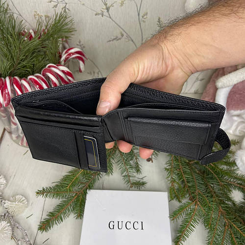 Кошелек мужской Gucci, кожаный брендовый кошелек Гучи, цена 1650 грн ...