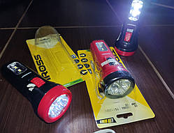 Ліхтарик Tiross TS1129 ручний акумуляторний 500mAh 4LED+2SMD кемпинговый