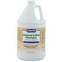 Шампунь концентрат гипоаллергенный для собак и котов Davis Shampoo овсяная мука с алоэ 3,8 л