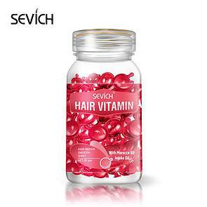 Капсули для волосся Sevich Hair Vitamin Red (Morocan, Jojoba) для пошкодженого волосся 30 капсул