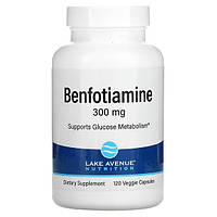 Бенфотіамін (Вітамін В1) 300 мг 120 капс Lake Avenue Nutrition США