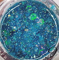 Люмінесцентний гліттер гель для манікюру Luminous Glitter Gel Global Fashion № 09, 5 ml