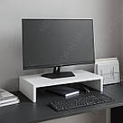 Настільна підставка під монітор з поличками з Ламінованого ДСП Підставки для екрана 50 см завширшки, фото 2