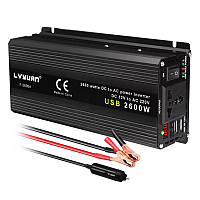 Инвертор 12V-220V Lvyuan 2600W. Автомобильный инвертор