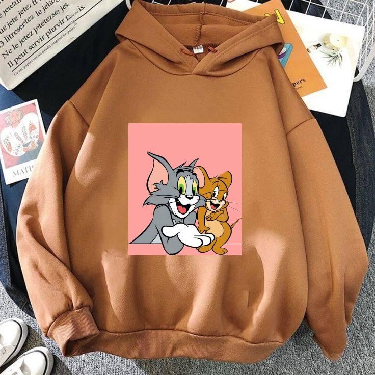 Тепле жіноче oversize худі з актуальним принтом Sskr1211