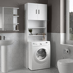 Тумба під пральну машину із ДСП Шафа пенал у ванну над пральною машиною Полиця стелаж для пралки