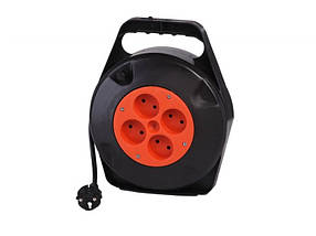 Подовжувач 10м електричний переноска на котушці ПBC 2x1