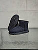 Уги UGG короткі чорні екозамша жіночі напівсамі черевики унісекс, фото 7