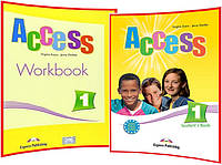 Access 1. Student's Book+Workbook. Комплект книг з англійської мови. Підручник+Зошит. Express Publishing