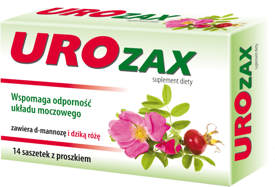 Urozax для здоров'я сечовидільної системи з D-маннозою, екстрактом шкірки граната, шипшиною, 14 саше