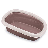 Туалет для кішок Stefanplast Sprint 20, 39 x 58 x 17 см, Коричнево-рожевий