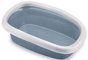 Туалет для кішок Stefanplast Sprint 20, 39 x 58 x 17 см, Блакитно-сталевий