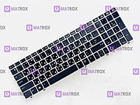 Оригинальная клавиатура для ноутбука HP ProBook 6560b, 6565B black, ru, silver frame, trackpoint