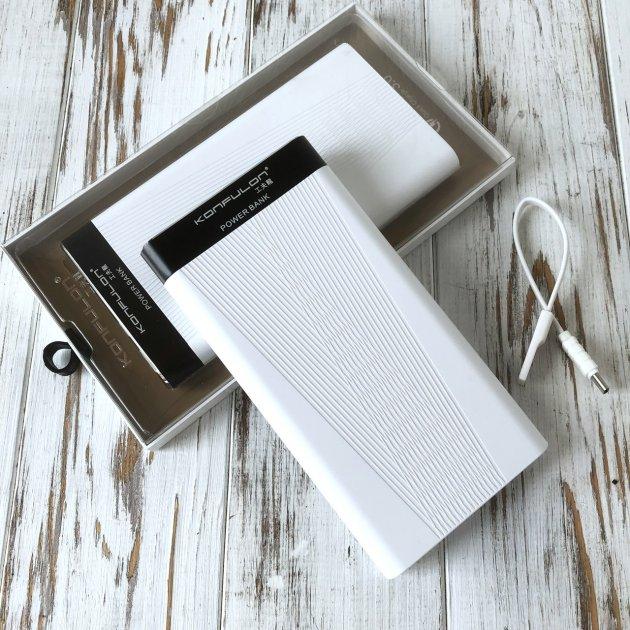Батарея універсальна Power Bank Konfulon X6 10000 мАг, швидка зарядка
