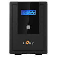 ДБЖ NJOY Cadu 650 (UPCMTLS665TCAAZ01B), Lin.int., AVR, 2 x Schuko, USB, LCD, пластик (код 1191190)