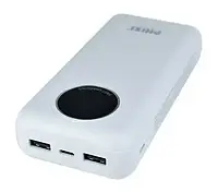 Батарея універсальна Power Bank PHIXI P21, 20000mAh, White/black, Blister, швидка зарядка