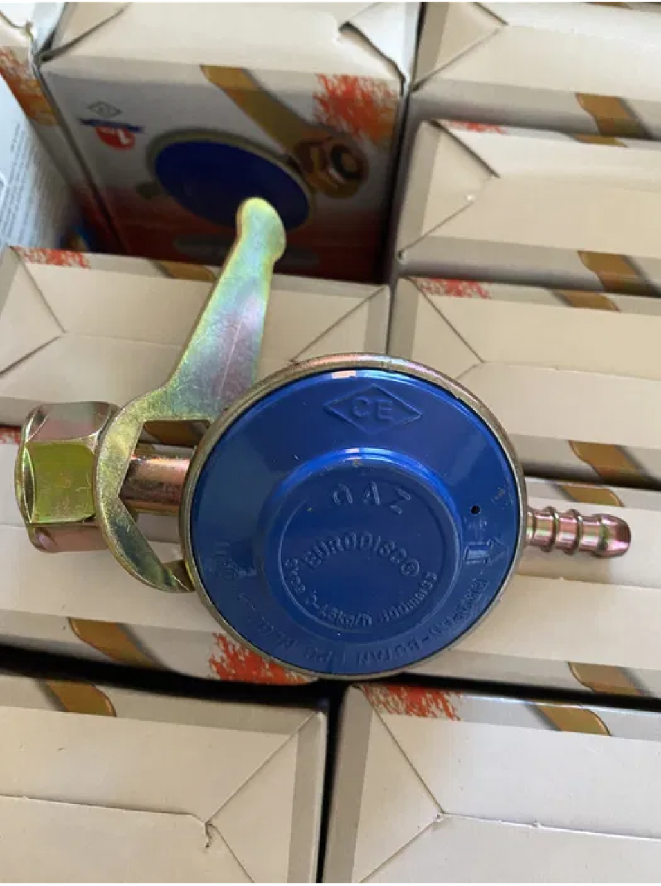 Редуктор на побутовий газовий балон для пальника (жаба на балон)