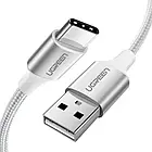Дата-кабель Ugreen US288 USB 2.0 (тато) - USB Type-C (тато), 3m White (60409), фото 2