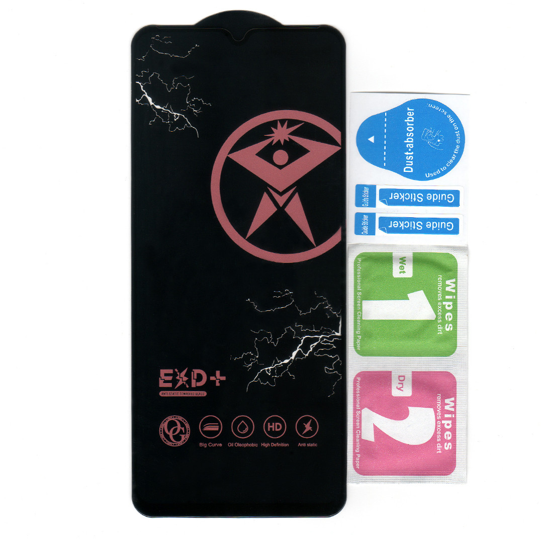 Захисне скло ESD для Xiaomi Redmi 10C | Full Glue | Big Curve | Anti-static