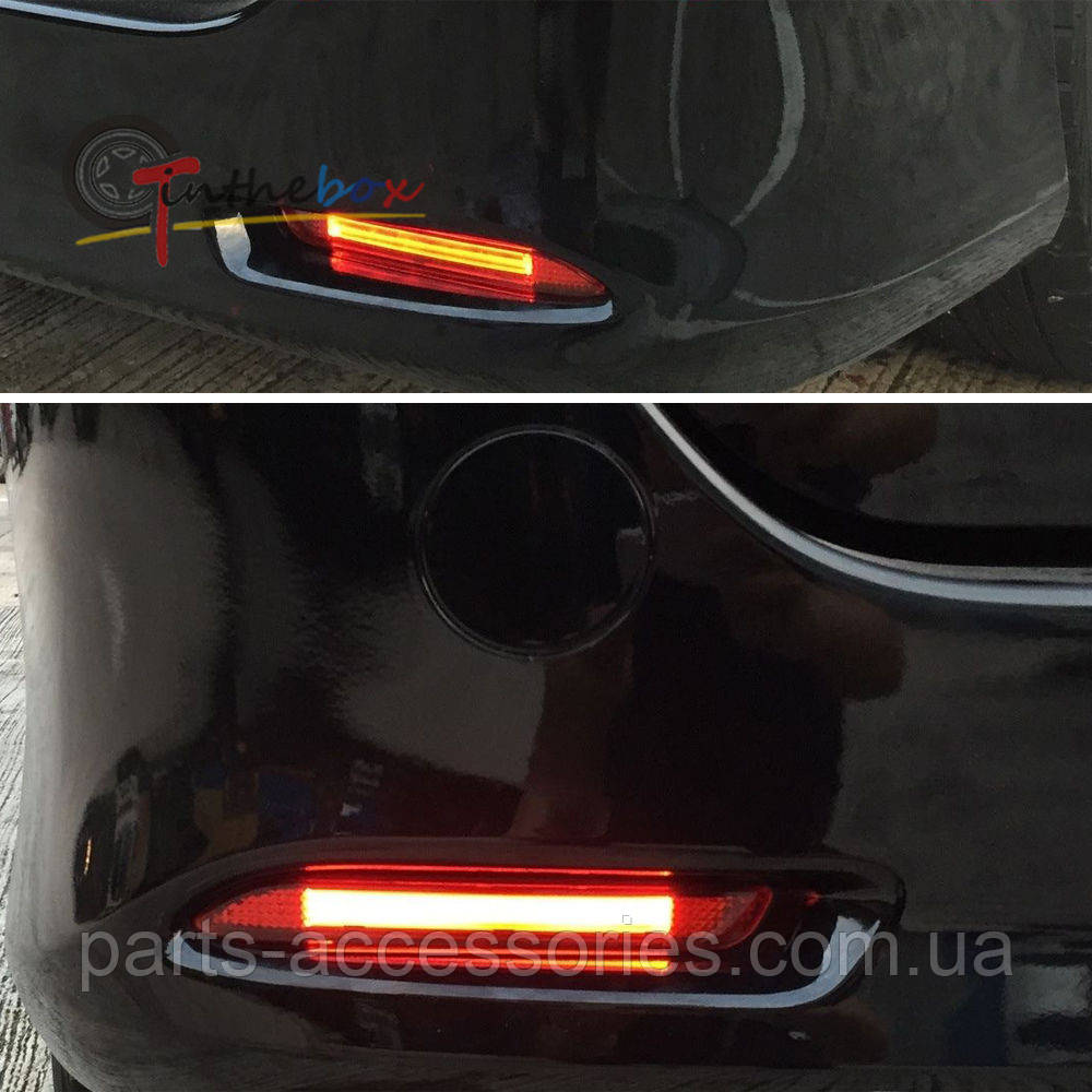 Lexus NX NX200T NX300H 2014-2021 LED діодні катафоти відбивачі в задній бампер Нові