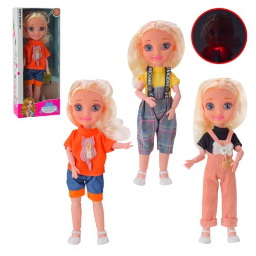 Лялька музична арт. 202112C1/2/3 шарнірна 3 види короб. 13*6 5*32см