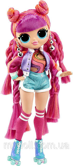 Кукла ЛОЛ ОМГ Диско-скейтер Роллер LOL OMG Roller Chick