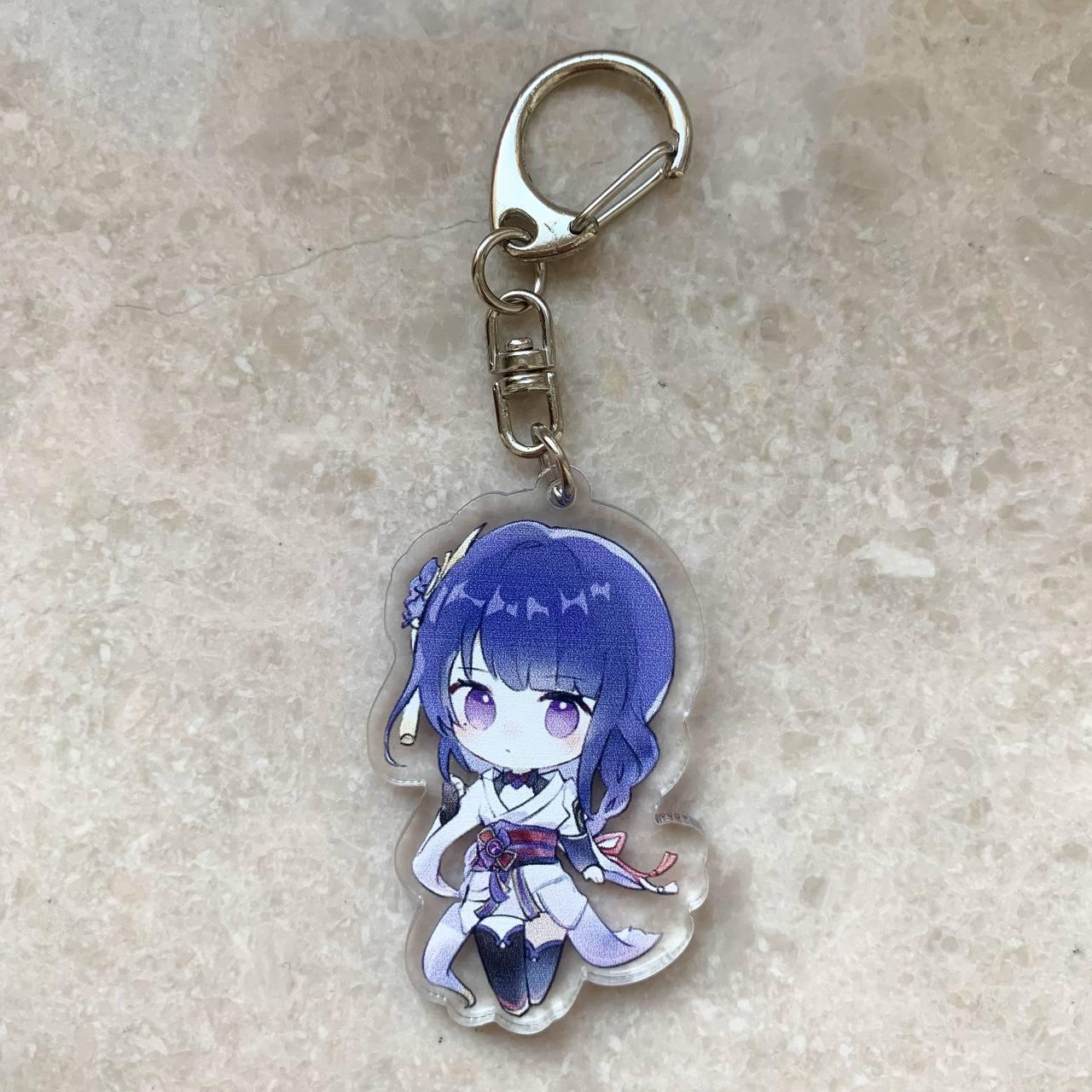 Брелок "Геншин імпакт" — Сегун Райден, Баал, фото 1