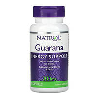 Гуарана, Natrol Guarana 200 mg 90 капсул