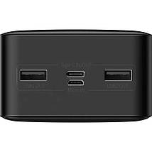 ДОДАТКОВИЙ АКУМУЛЯТОР (POWER BANK) BASEUS BIPOW DIGITAL DISPLAY PPDML-K01 BLACK 30000MAH 15W, фото 2