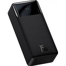 ДОДАТКОВИЙ АКУМУЛЯТОР (POWER BANK) BASEUS BIPOW DIGITAL DISPLAY PPDML-K01 BLACK 30000MAH 15W, фото 6