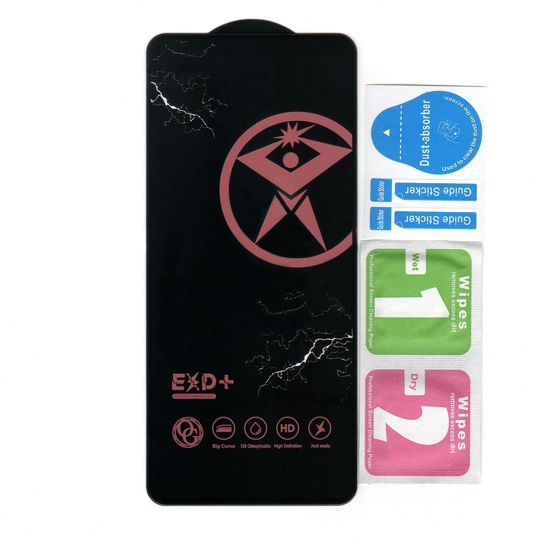 Захисне скло ESD для Xiaomi 12 Lite | Full Glue | Big Curve | Anti-static
