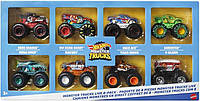 Monster Jam Trucks Внедорожник джип 1:64 Набор машинок 8шт Live 8-Pack Mattel