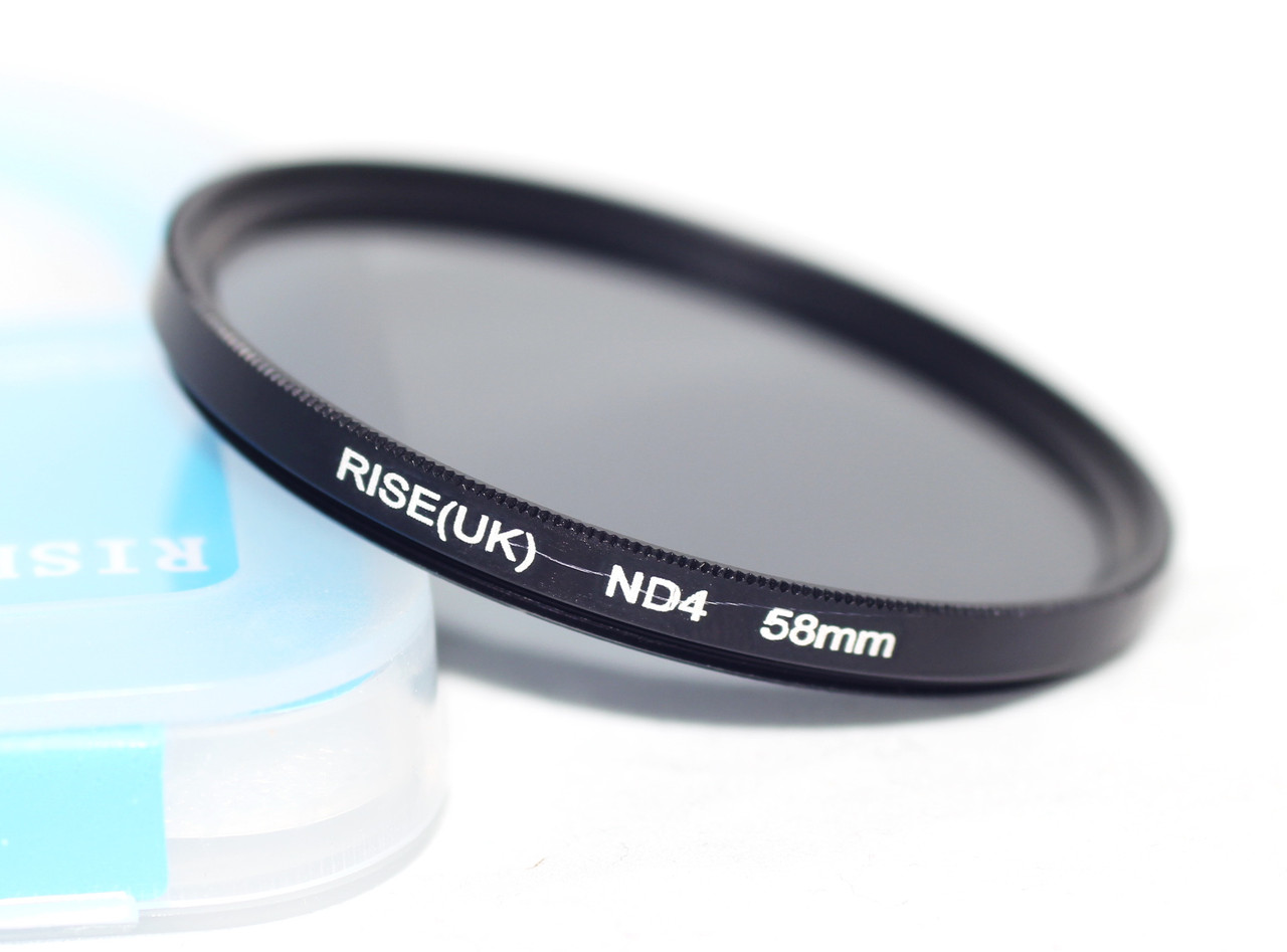 Нейтрально-сірий світлофільтр RISE (UK) 58 мм ND4