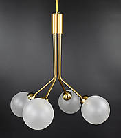 Люстра підвісна на 4 лампочки 26616 Латунь 50-140х37х37 см. 4488489