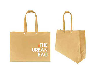 Еко сумка The Urban Bag Бежевий на кнопках 410х300х120мм 500мм ТМ ECOBAG BP