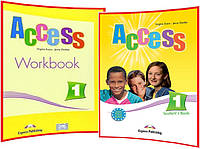 Access 1. Student's Book+Workbook. Комплект книг с английского языка. Учебник+Зошит. Express Publishing