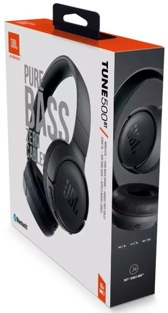 Навушники Безпровідні Великі (Bluetooth) JBL T500ВТ Black (JBLT500BTBLK)