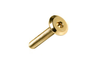 Гвинт меблевий із плоскою головкою під шестигранний ключ М6х100 мм Жовтий