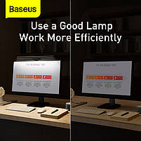 Дектоп-лампа скринбар LED лампа Для Монітора Baseus I-Wok Stepless Dimming Screen Hanging (Youth), фото 9