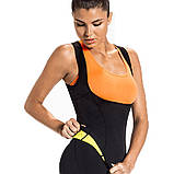 Майка для занять спортом SWEAT SLIM VEST  ⁇  Одяг для схуднення, фото 6
