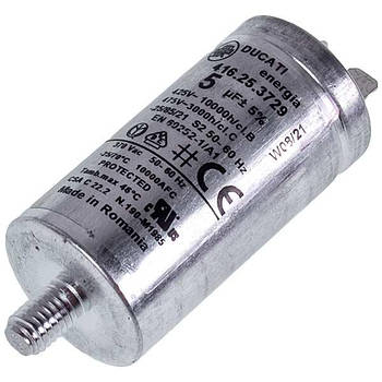 Electrolux 1125427003 Пусковий конденсатор 5uF 425/475V 59x30mm DUCATI для сушильної машини