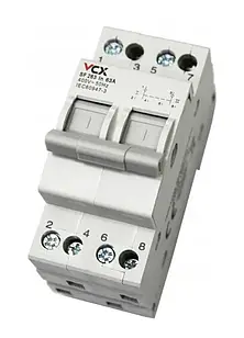 Перемикач навантаження I-0-II VCX SF263 63A 2P мережа-генератор
