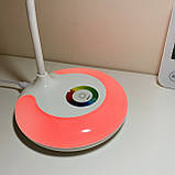 Настільна LED Desk Lamp 5 W 5500K з різнобарвним підсвічуванням, фото 5