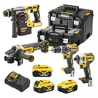 Набор из четырех инструментов бесщеточных dewalt DCK422P3T