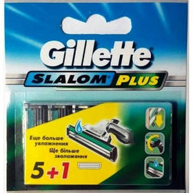 Змінні касети Gillette Slalom Plus 6 шт ціна за 1шт (3014260286552)