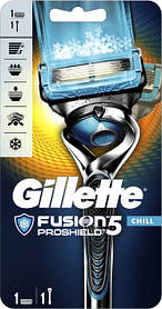 Верстат для гоління Gillette Fusion5 ProShield Chill з 1 змінним картриджем (7702018412846)