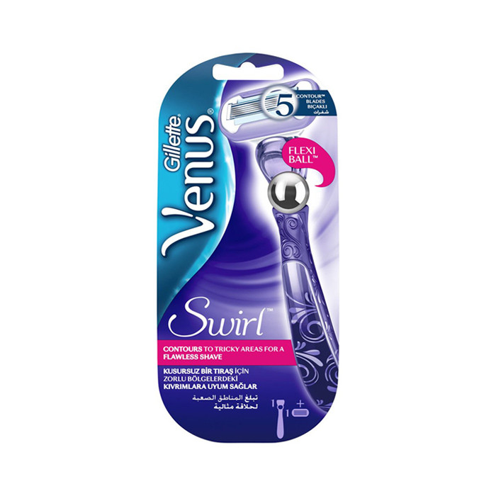 Бритва GILLETTE VENUS Extra Smooth Swirl з 1 змінним картриджем (7702018400966)