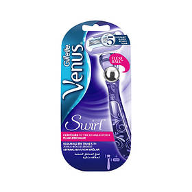 Бритва GILLETTE VENUS Extra Smooth Swirl з 1 змінним картриджем (7702018400966)