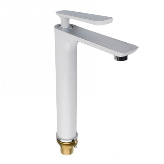 Frap F1052-56 – Змішувач для умивальника білий, фото 1